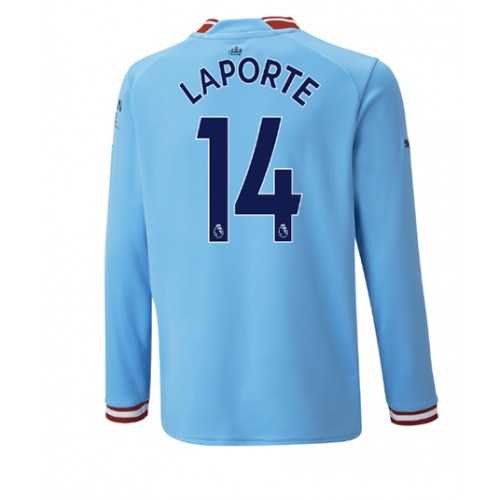 Manchester City Aymeric Laporte #14 Hjemmedrakt 2022-23 Langermet Manchester City Aymeric Laporte #14 Hjemmedrakt 2022-23 Langermet